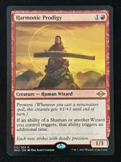 1x MTG Harmonic Prodigy - Modern Horizons 2 (MH2) #132 - Magic the Gathering - Image 1