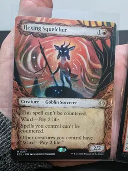 Hexing Squelcher (0317) (Showcase) Lorwyn Eclipsed (ECL) & (0145) FOIL VERSION - Image 2