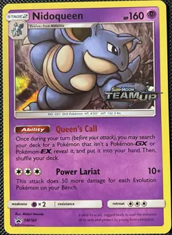 Nidoqueen - (Promo Prerelease) SM160 Sm (Holo Bleed) Pokemon Card - Image 1
