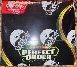 Pokemon TCG Mega Evolution Perfect Order Booster Box New Factory Sealed IN HAND - Image 1