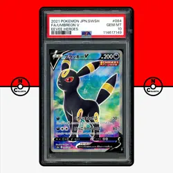 Pokemon PSA 10 Umbreon V 084/069 Eevee Heroes Full Art s6a Japanese - Image 1