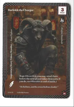 Wonders of The First Bartokk the Charger Mythic Foil Call Of Stones - Image 1