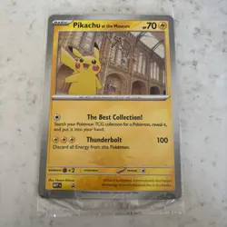 Pokemon Pikachu At The Museum Promo Card - Image 1