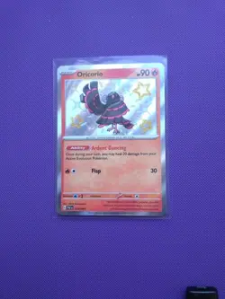 Oricorio 113/091 - Shiny Holo Rare - Paldean Fates Pokemon Card NM - Image 1