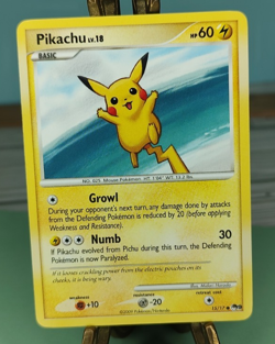 Pokemon Promo Card - Pop Series 9 - Pikachu 15/17 - NM 2009 Trading Card TCG - Image 1