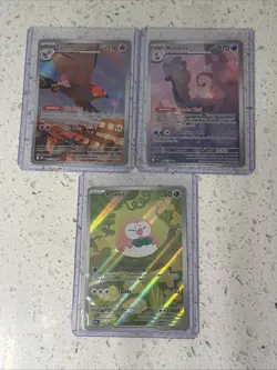 Perfect Order Lot (8) IR/Ex/UR Cards Clefable Starmie Lapras Rowlet Talonflame - Image 1