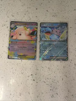Perfect Order Lot (8) IR/Ex/UR Cards Clefable Starmie Lapras Rowlet Talonflame - Image 5
