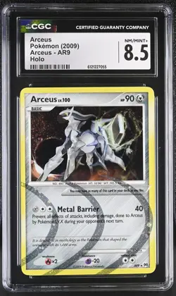 CGC 8.5 Arceus 2009 Arceus AR9 Holo Pokemon Card - Image 1
