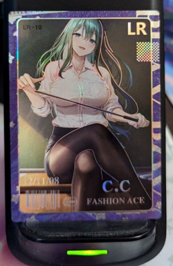 CC Code Geass LR-10 Summer Sweetheart Goddess Story Anime Waifu Card - Image 1