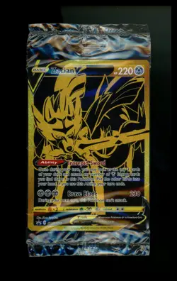 Zacian V SWSH076 Black Star Promo 2020 SEALED Promo Pokemon Card TCG - Image 1