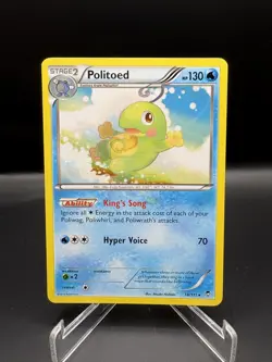 Politoed - 18/111 - Rare - XY Furious Fists - 2014 - Pokemon Card - LP/NM - Image 1