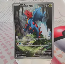 Pokemon TCG - Druddigon 151/086 - White Flare - Illustration Rare Card - Image 1