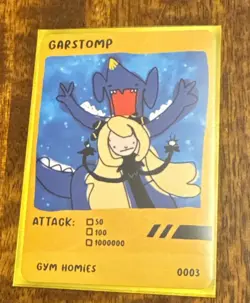 Garstomp card #0003 - Gym Homies Dysfunctional Passholder - Image 1
