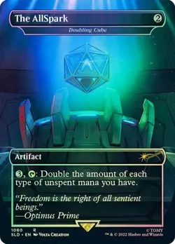 Doubling Cube // The AllSpark *FOIL* - SLD - NM - Magic The Gathering - MTG - Image 1