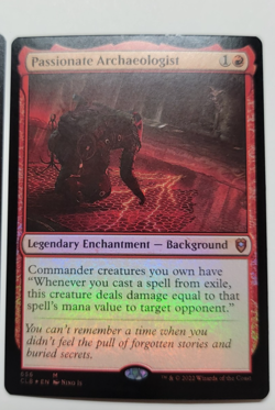 Passionate Archaeologist Commander Legends: Battle for Baldur's Gate Foil NM MTG - Image 1