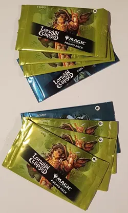 2026 Magic the Gathering MTG LORWYN ECLIPSED (2) Foil & (6) Promo Packs NEW - Image 1