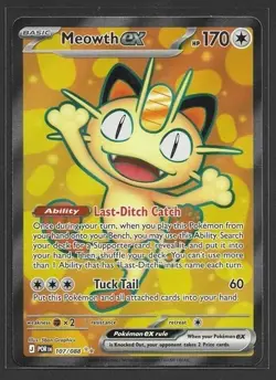 Meowth EX Perfect Order 107/088 NM Pokemon Card - Image 1