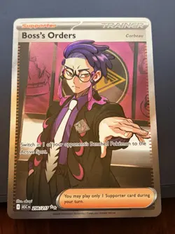 Boss’s Orders 256/217 Ultra Rare Full Art Pokemon TCG Ascended Heroes NM - Image 1