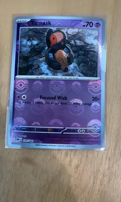 Yamask (Poke Ball Pattern) Common White Flare 039/086 NM Poke Ball Pokemon - Image 1