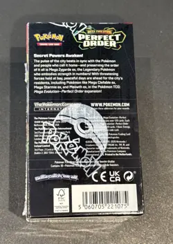 Pokemon Mega Evolutions Perfect Order Sealed Half Booster Box 18 Packs - Image 3