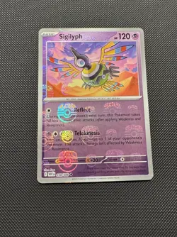 Pokemon TCG Sigilyph 038/086 (Master Ball Pattern) Sv: White Flare Near Mint - Image 2