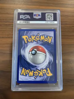 1999 Pokemon Charmander 46/102 Base Set 1st Edition PSA 8 - Image 2