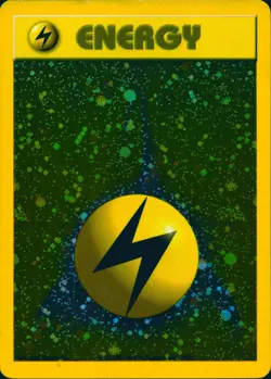 LIGHTNING ENERGY (WOTC 2002 LEAGUE PROMO) LEAGUE & CHAMPIONSHIP POKEMON HOLO LP - Image 1