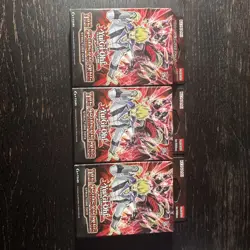 YuGiOh 3X The Crimson King Structure Deck : 1st Edition New and Sealed Konami - Image 1