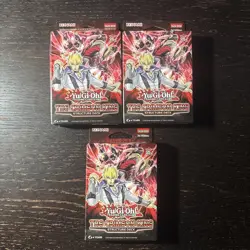 YuGiOh 3X The Crimson King Structure Deck : 1st Edition New and Sealed Konami - Image 2