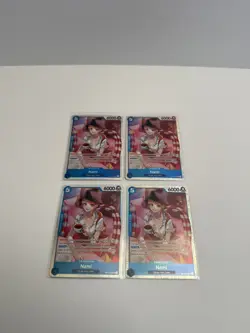 Nami OP11-054 SR Full Playset - A Fist of Divine Speed One Piece TCG ENGLISH - Image 1