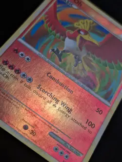 Ho Oh 9/95 Call Of Legends Pokemon Cards Rare - LP Reverse Holofoil - Image 3