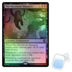FOIL THE MEATHOOK MASSACRE Innistrad Remastered Magic MTG MINT CARD - Image 1