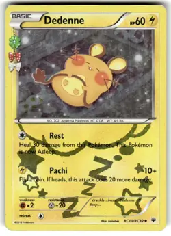 Pokemon Cards Dedenne RC10/RC32 Generations Uncommon LP - Image 1