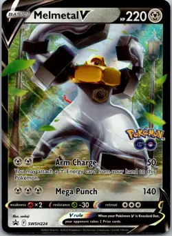Melmetal V SWSH224 - SWSH: Sword & Shield Promo Cards Promo Holofoil NM - Image 1
