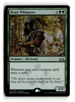 Magic: The Gathering Creature Beast Whisperer Rare 123/259 P Promo - Image 1