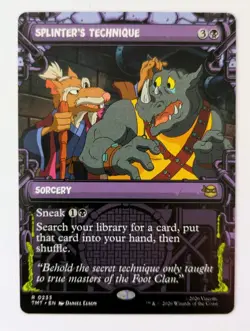 Splinter's Technique Showcase (Regular) | TMNT MTG | Near Mint - Image 1