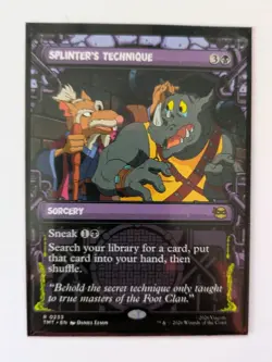 Splinter's Technique Showcase (Regular) | TMNT MTG | Near Mint - Image 2