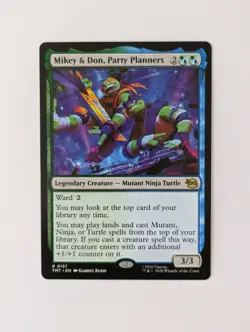 Mikey & Don, Party Planners (Regular) | TMNT MTG | Near Mint - Image 1