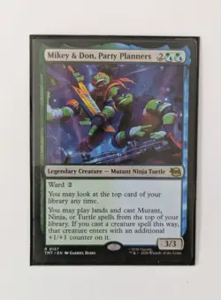 Mikey & Don, Party Planners (Regular) | TMNT MTG | Near Mint - Image 2