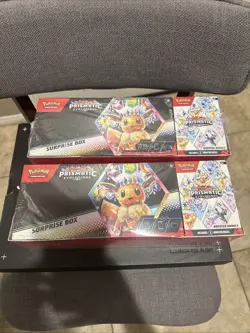 2x Pokemon Prismatic Evolutions Surprise Box And Booster Bundle Sams Club SEALED - Image 2