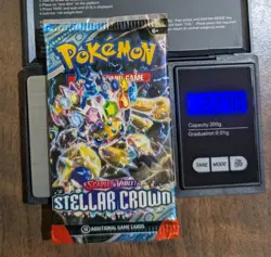 Stellar Crown Booster Pack - Heavy 22.70g - Sealed - Pokemon Scarlet & Violet - Image 1