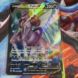 Origin Forme Palkia V SWSH253 Pokemon Sword & Shield BLACK STAR PROMO - Image 1