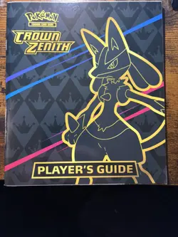 CROWN ZENITH Players Guide - Pokemon TCG ETB Booklet (NEW) - Image 1