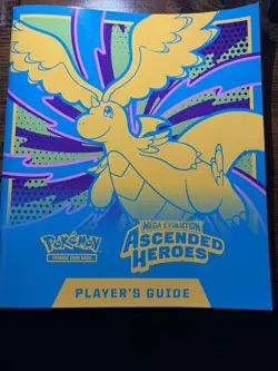 Pokemon TCG Ascended Heroes ETB Player's Guide Manual Book - Image 1