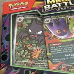 Pokemon Mega Battle Deck Mega Gengar ex Sealed Deck Foil Playmat Coin 2023 - Image 3