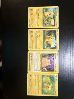 2014, 2015, 2016 Pokemon TCG Base Pikachu Lot of 4 - Image 1