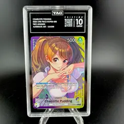 2024 One Piece OP08- #058 Charlotte Pudding - Alternate Art TAG PRISTINE 10 - Image 1