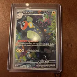 Eelektrik 114/086 Black Bolt Illustration Rare Holo Pokemon TCG Card NM - Image 1
