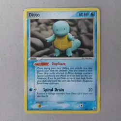 Ditto/Squirtle 64/113 Common Ex Delta Species Collectible Nintendo Pokemon Card - Image 1