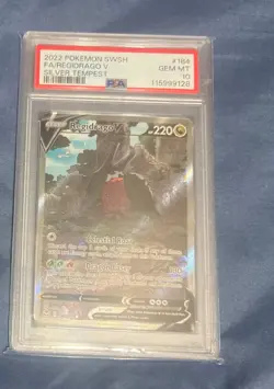 Regidrago V PSA 10 English Pokemon Card 184/195 Silver Tempest 2022 Alt Art - Image 2